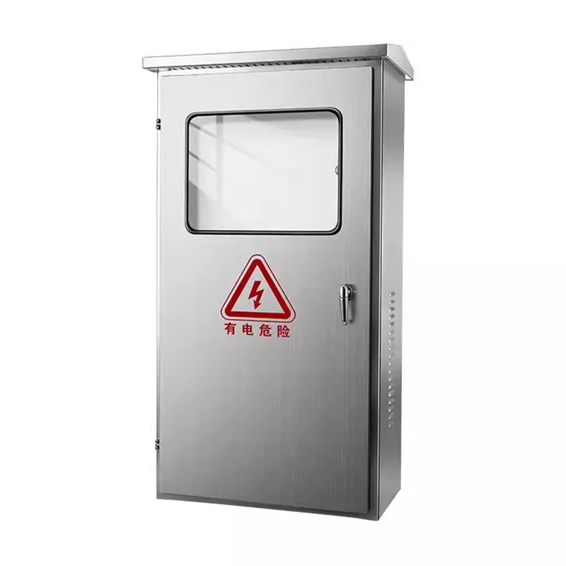 محفظه کابینت توزیع برق دو درب طبقه ایستاده